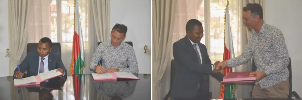 Signature officielle de la convention de partenariat entre Terres en Mêlées et le Ministère de la Jeunesse et des Sports de Madagascar